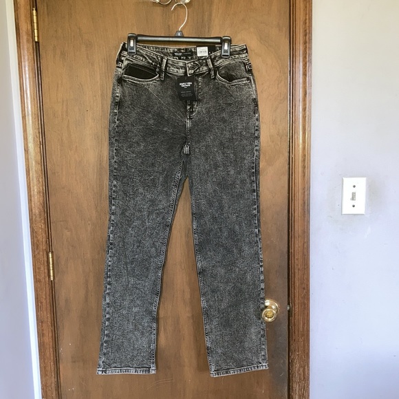Simply Vera Vera Wang straight jean midrise w  power stretch size 12 - Picture 3 of 17